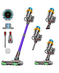 Pet Hair Vacuum cordless stick vacuum shown as a stick vacuum and as a handheld